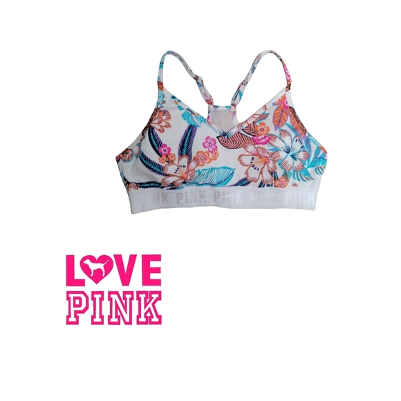 VS PINK ULTIMATE LIGHTLY LINED SPORTS BRA•Coconut White•NWT! - Picture 6 of 9